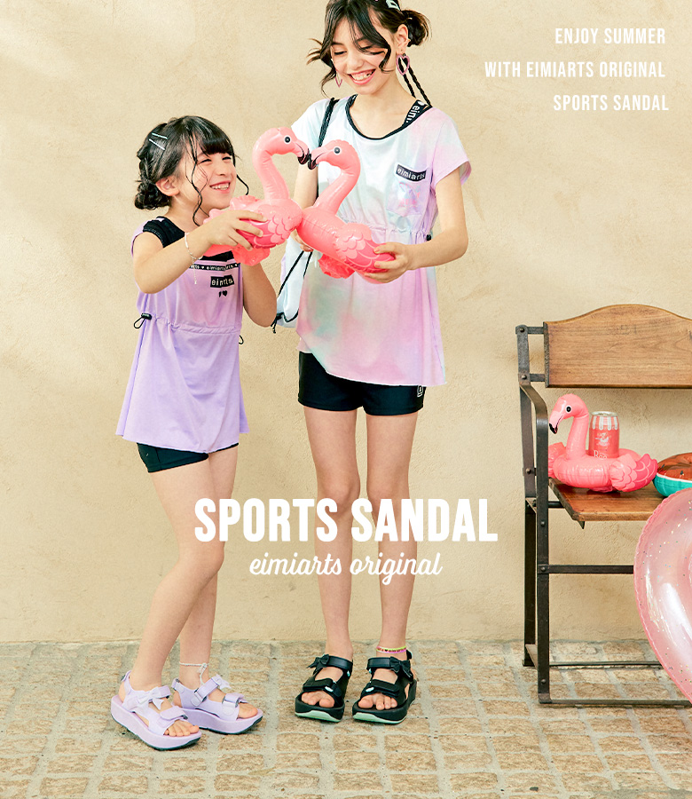arisana（アリサナ） サンダル キッズ 子供 女の子 「厚底スポーツ