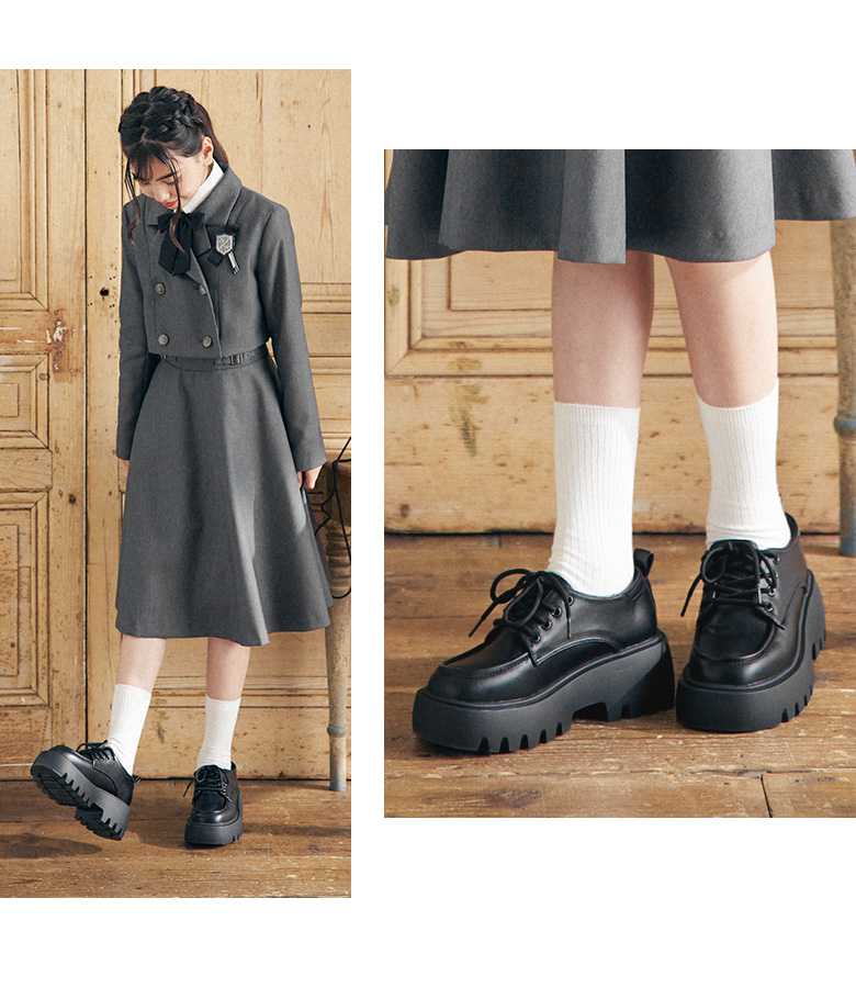 FLAT APARTMENT プラットフォームシューズ 37 超美品! 楽天市場】プラットフォームシューズ レディース 厚底 ローファー 厚底