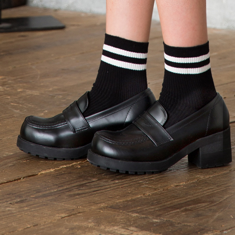 女の子 靴下 白 黒 子供【メール便可】ショート丈 ソックス キッズ  