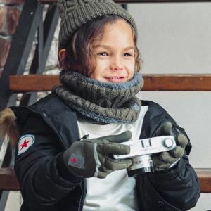 手袋 キッズ 男 男子 雪遊び 子供 ジュニア シンプル [ スキー手袋 スキーグローブ スノーグロ...