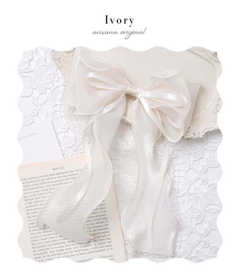 arisanaアリサナ160　4点ダブル銀ボタン卒服美品(リボンタイおまけ付き) arisana リボンバレッタ バレッタ ロング リボン ヘア