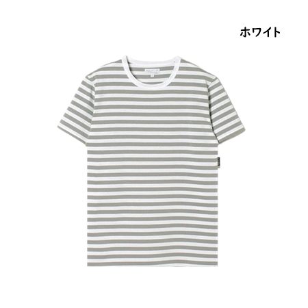 【送料無料】【ラッピング無料】アニエスベー agnes b Tシャツ ボーダー 日本製 綿100%｜momoco-01｜04