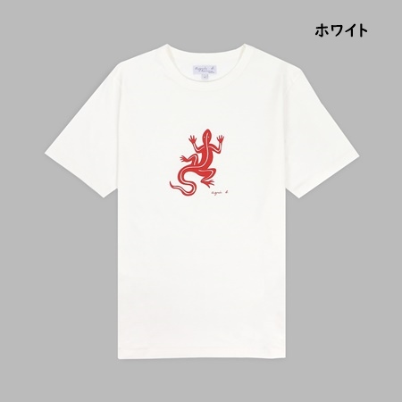 【送料無料】【ラッピング無料】アニエスベー agnes b Tシャツ レザールTシャツ 日本製 綿100%｜momoco-01｜03