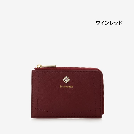 サマンサタバサ &chouette 財布 ビジュー付きフラグメントケース｜momoco-01｜03