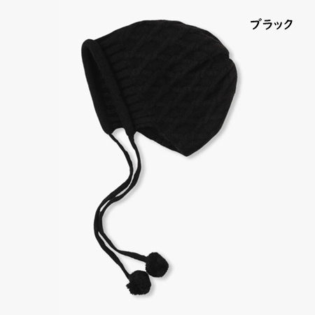 アナスイ ANNASUI 帽子 耳当て 耳当てコード付きニットワッチ 日本製｜momoco-01｜05