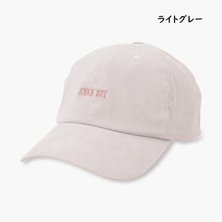 アナスイ ANNASUI 帽子 キャップ コーデュロイキャップ 綿 100%｜momoco-01｜03
