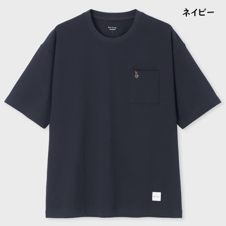 ポールスミス Paul Smith Tシャツ エンブロイダリーラビット ポケット 綿 100%