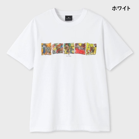 【Paul Smith】Tシャツ Crossing Zebraプリント コットン Paul Smith】Tシャツ Crossing Zebraプリント コットン｜Yahoo