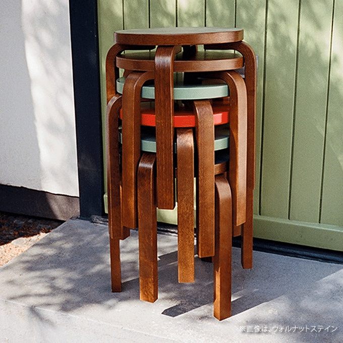 アアルト　アルテック　artek スツールセット【4本脚】 artek (アルテック) STOOL E60（スツールE60） 4本脚 ナチュラル