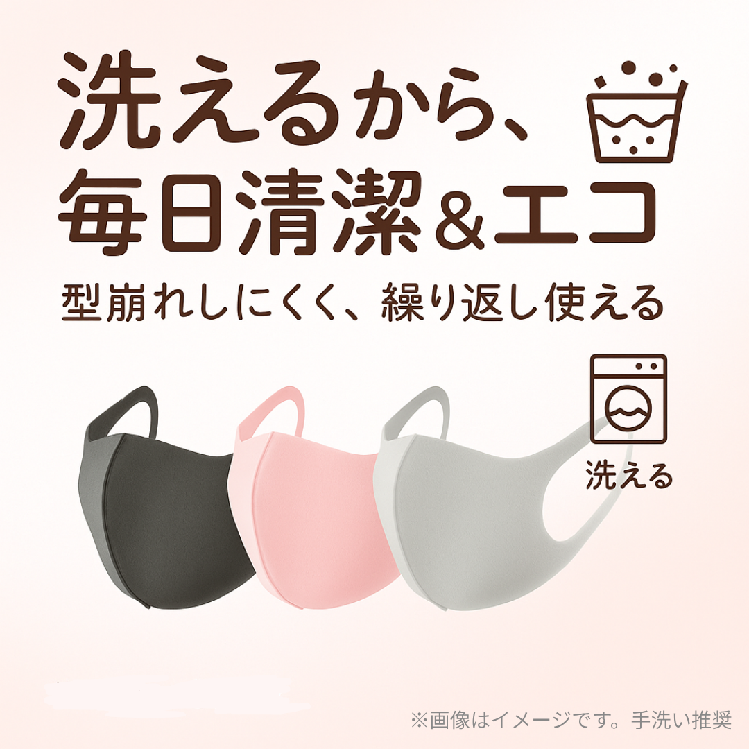 洗って繰り返し使える高機能マスク UREPITA PREMIUM