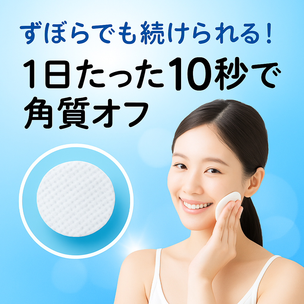 ずぼらん ピーリングパッド 効果