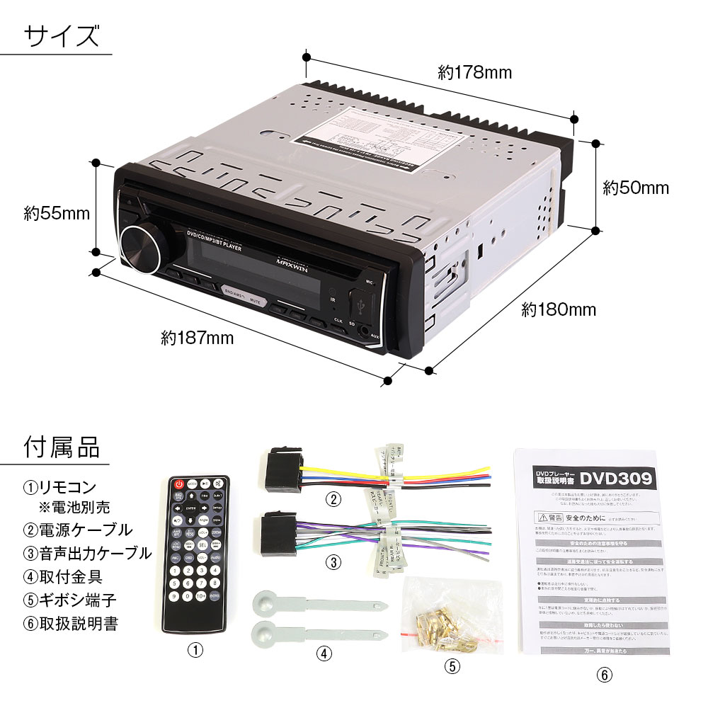 DVDプレーヤー HDMI映像出力 スマホ接続可 4スピーカー出力 USB対応