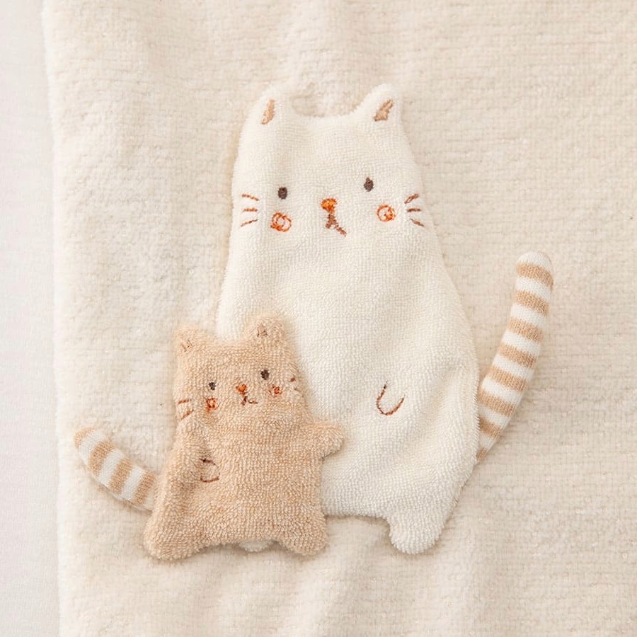 日本製 オーガニックコットン ベビー用 バスポンチョ 赤ちゃん お風呂