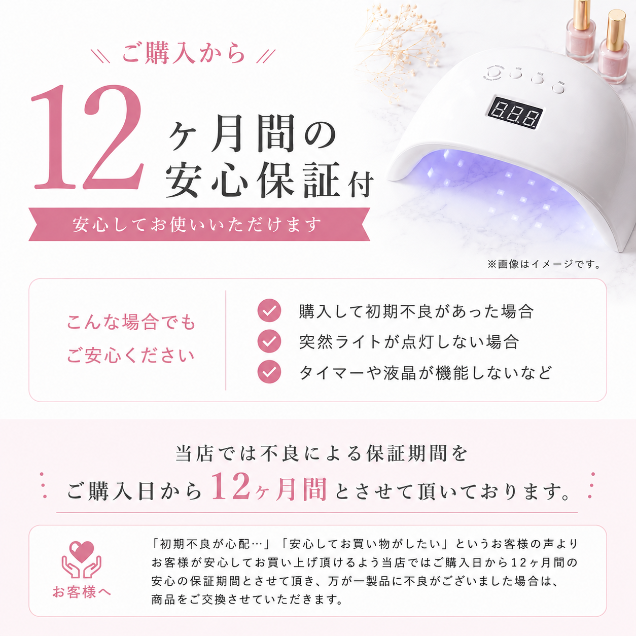 Faerie ジェルネイルライト ネイルライト UV/LED 48w 人感センサー付