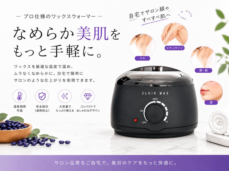 ワックス脱毛 ワックスウォーマー ワックス脱毛専用 ブラジリアン