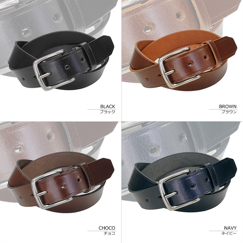 Lee（リー） レザーベルト 本革 ネン引き 一枚革 ブランド メンズ