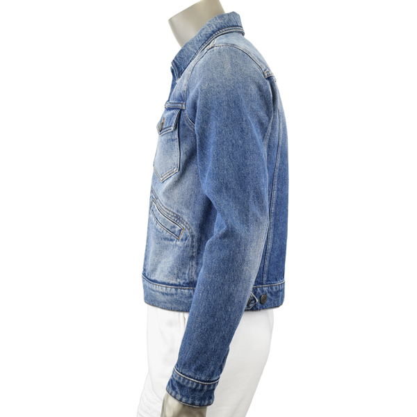 AMI アミ アレクサンドロ マテュッシ TRUCKER DENIM JACKET/Gジャン/インディゴブルー/HJK207.601 480  :AMI-K207-480:MONDOROBE - 通販 - Yahoo!ショッピング