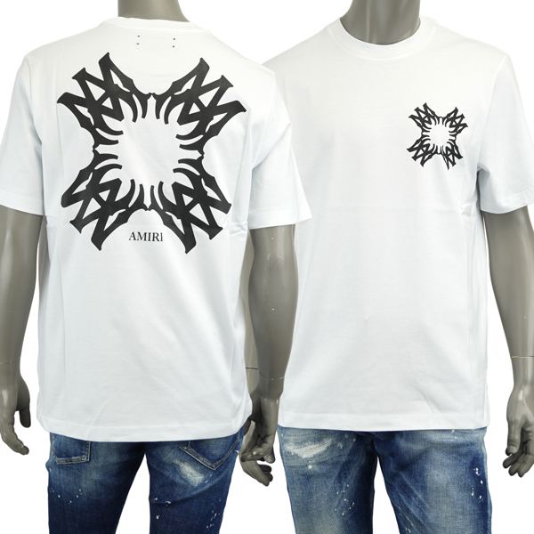 AMIRI（アミリ） MA QUAD TEE/ロゴ Tシャツ/AMJYTE1106 WHITE
