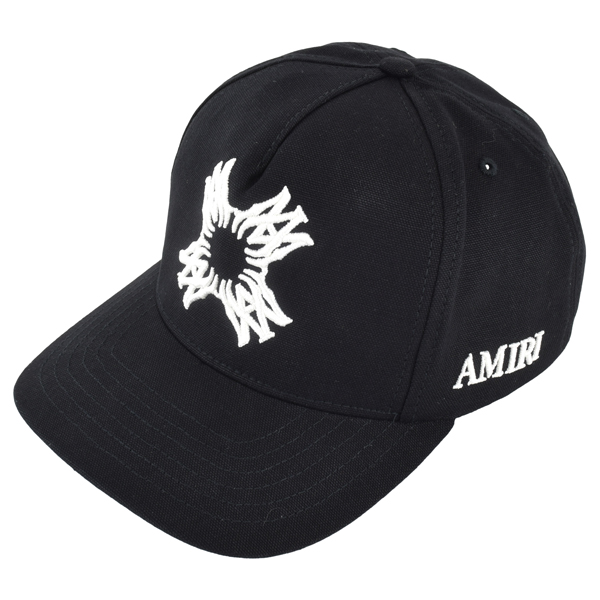 AMIRI MA CANVAS HAT CAP アミリ キャンバス 刺繍ロゴ キャップ AMIRI アミリ MA QUAD CANVAS HAT/刺繍ロゴ フルキャンバス
