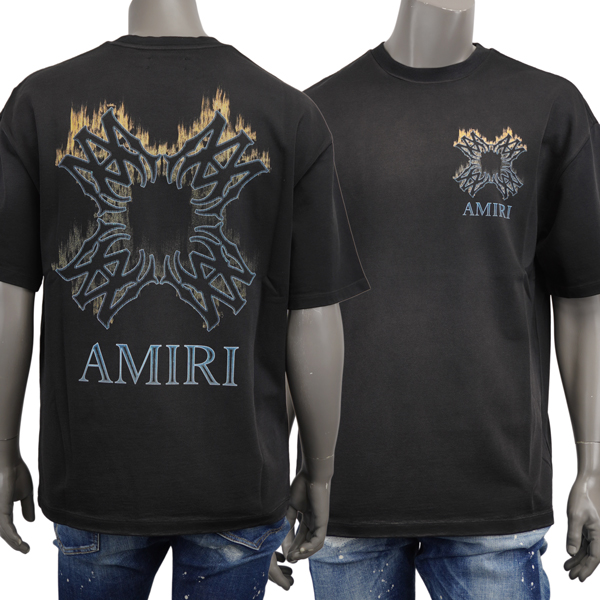 AMIRI MA quad ポロシャツ 正規品 AMIRI MA Quad ポロシャツ | ブラック | FARFETCH JP