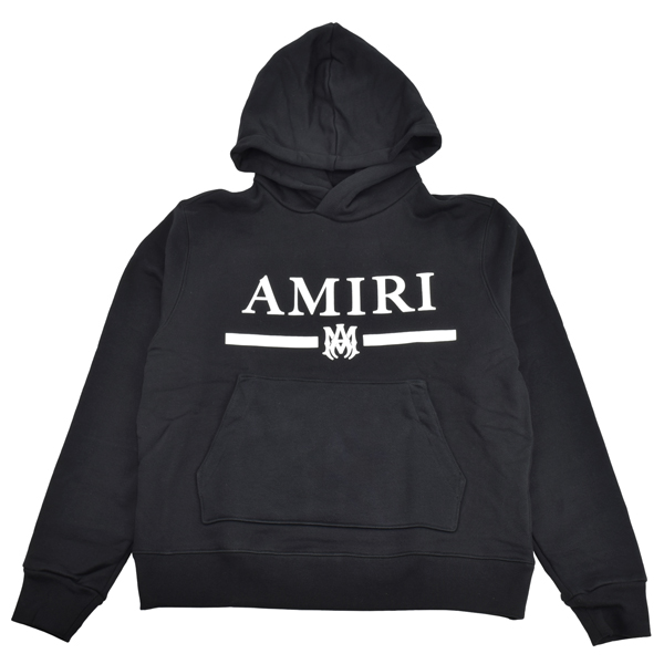 AMIRI アミリ M.A. BAR LOGO HOODIE/ブランド ロゴ パーカー/PXMJL004 001