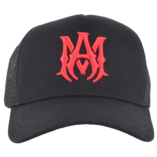 AMIRI（アミリ） MA LOGO TRUCKER HAT/刺繍ロゴ メッシュ キャップ