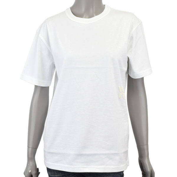 ALEXANDER WANG アレキサンダーワン ESSENTIAL JSY SS TEE/パフ ロゴ Tシャツ/4CC3241520  100 alexanderwang ALEXANDER WANG アレキサンダーワン ESSENTIAL