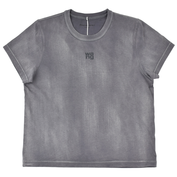 Alexander Wang ☆グリーン シュランケン Tシャツ alexanderwang アレキサンダーワング シュランケン エンボスロゴ