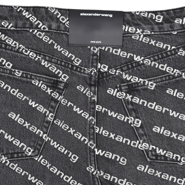 alexanderwang（アレキサンダー・ワン） BITE DENIM SHORTS/総柄