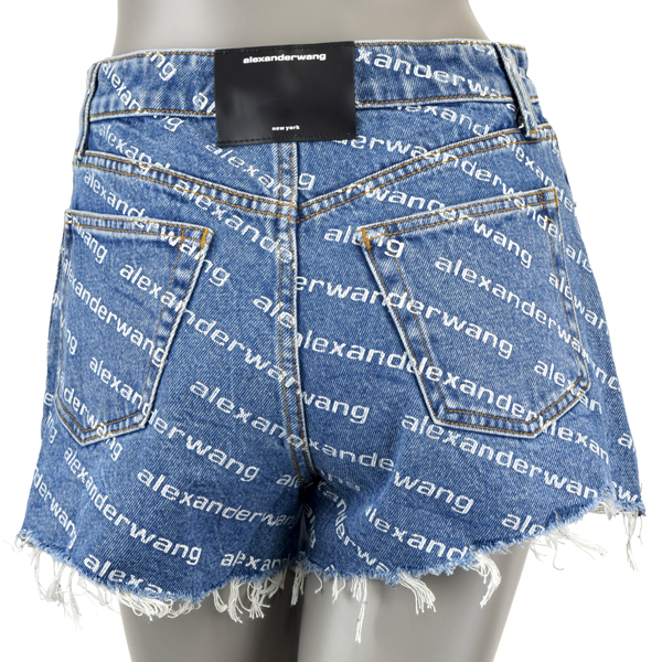 Y*可様 【最安値】Alexander Wang Bite デニムショートパンツ alexanderwang ALEXANDER WANG アレキサンダーワン BITE DENIM