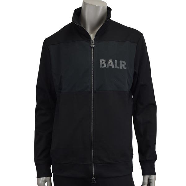 BALR. ボーラー LOUIS SLIM MESH TRACK JACKET/スタンドカラー