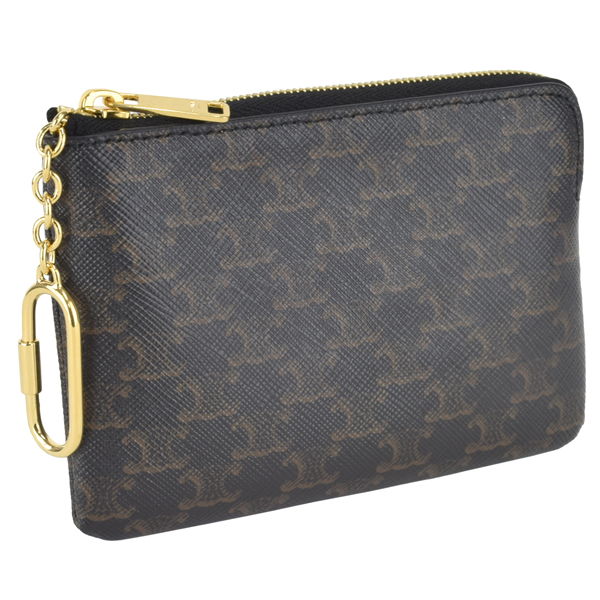 CELINE（セリーヌ） トリオンフ キーリング付き コインケース/カード