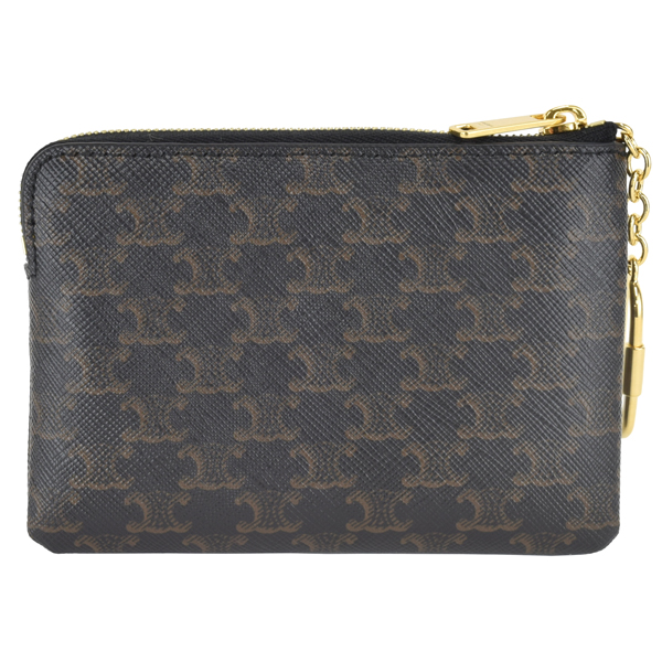 CELINE（セリーヌ） トリオンフ キーリング付き コインケース/カード