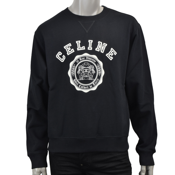 大人カジュアル◇CELINE BLASON スウェットシャツ◇CELINE 直営ショッパー付♪CELINE BLASON スウェットシャツ (CELINE