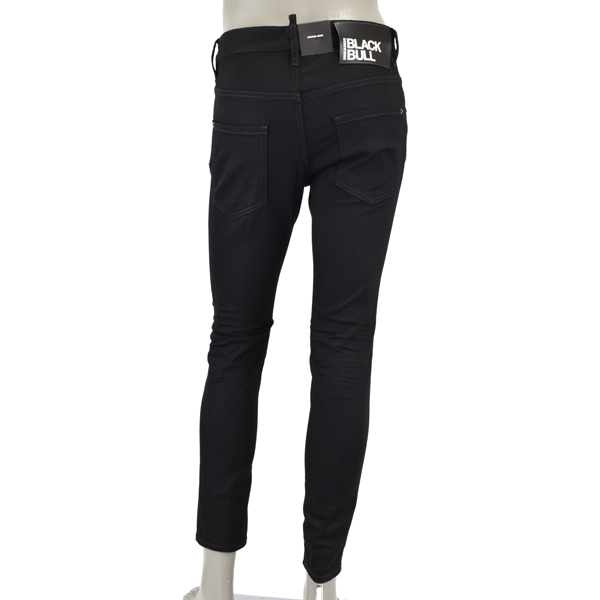 DSQUARED2　ディースクエアード　ブラック　12Y DSQUARED2 ディースクエアード BLACK BULL SKATER JEAN