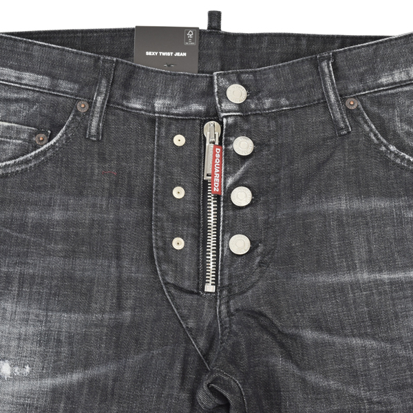 DSQUARED2（ディースクエアード） EASY BLACK WASH SEXY TWIST JEAN