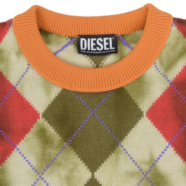 DIESEL ディーゼル 【訳アリ特価】K-AIRO タイダイ プルオーバーニット