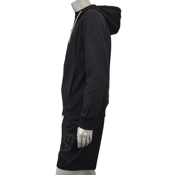 エンポリオアルマーニ　EA7 ブラック ダブルジップ　ストライプ ジャージ　短丈 楽天市場】EA7 EMPORIO ARMANI エアセッテ エンポリオアルマーニ