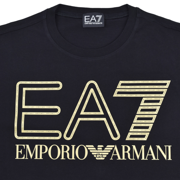 EA7 EMPORIO ARMANI Logo Series 長袖Tシャツ /ビッグ ロゴ ロンT/ブラック 6RPT04 PJFFZ 0208｜mondorobe｜06