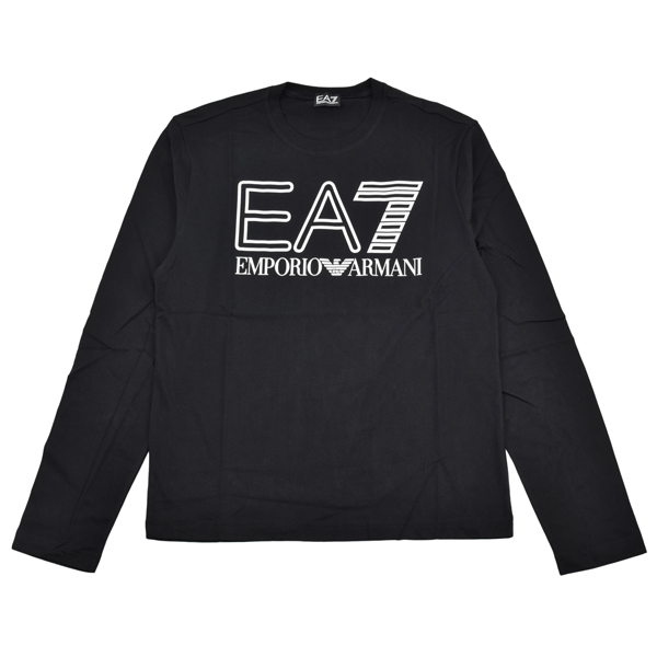 EA7 EMPORIO ARMANI エンポリオ・アルマーニ Logo Series 長袖Tシャツ /ビッグ ロゴ ロンT/MEN 6RPT04 PJFFZ 1200｜mondorobe｜04