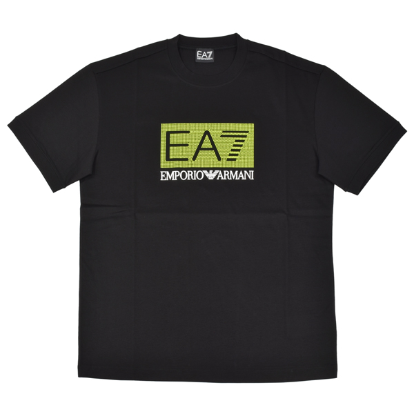 【EMPORIO ARMANI】バックロゴ ネイビー ポロシャツ 新品タグ付き EMPORIO ARMANI エンポリオ アルマーニ EA7 Tシャツ 半袖 クルー