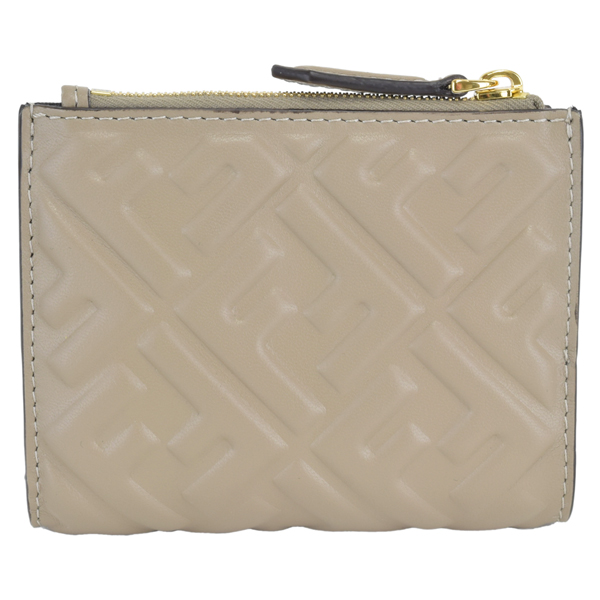 折りたたみ財布 FENDI WALLET FENDI フェンディ 財布 二つ折り財布 ミニ財布 ブラック (FENDI