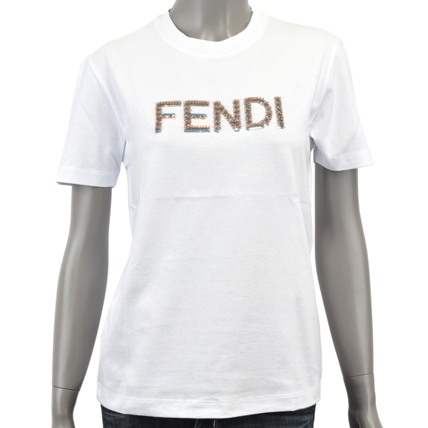 FENDI  フェンディスパンコール Tシャツ FENDI（フェンディ） SEQUIN T-SHIRT/スパンコール ロゴ Tシャツ