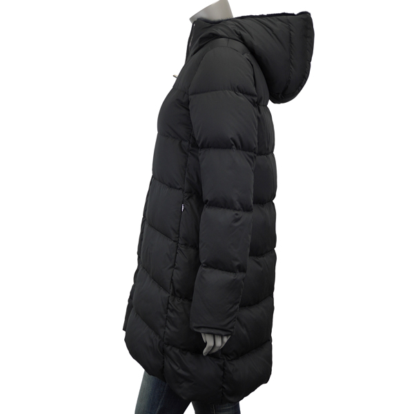 HERNO（ヘルノ） Aシェイプ エコファー ダウンコート ダウンジャケット