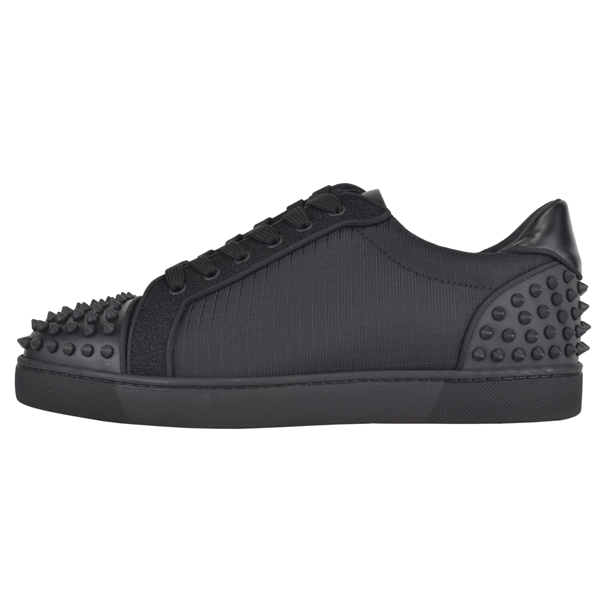 Christian Louboutin クリスチャンルブタン CL Moc Lug ブラック カーフレザー - Shoes - Women - Christian