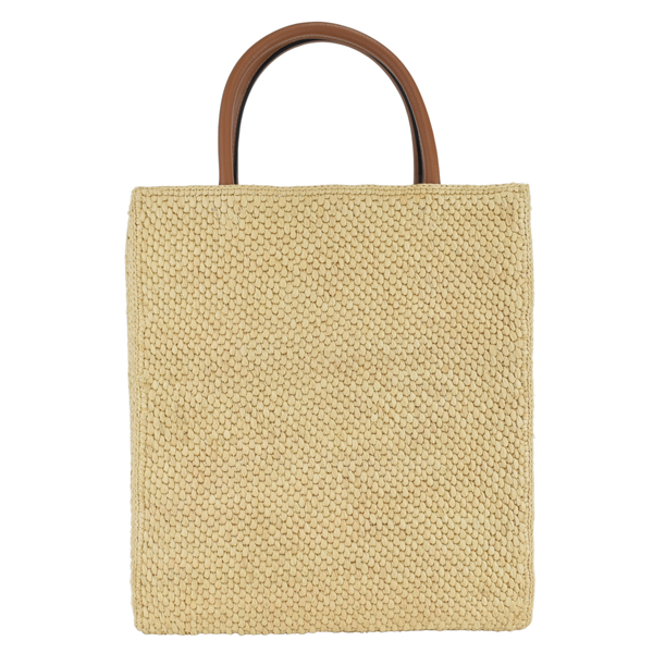 Medium LOEWE Font tote in jacquard canvas Beige - LOEWE