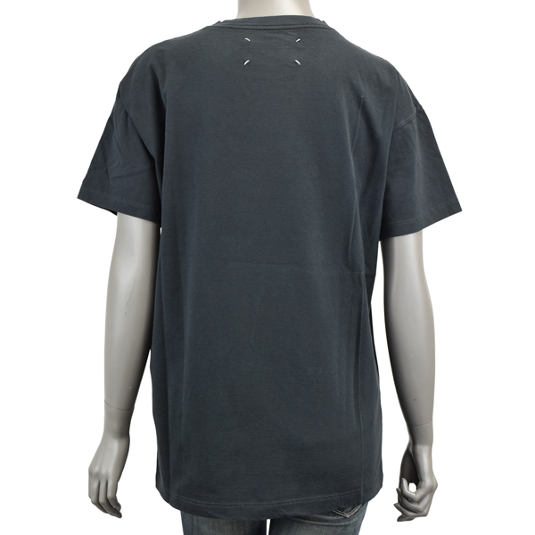 Maison Margiela メゾンマルジェラ WASHDE EMBROIDERDE LOGO T-SHIRT/刺繍ロゴ Tシャツ/S51GC0533 S20079 960 Maison Margiela メゾンマルジェラ WASHDE EMBROIDERDE LOGO T
