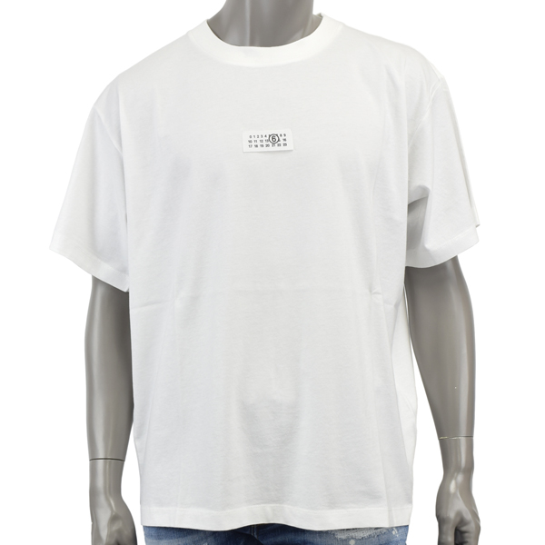 MM6 Maison Margiela エムエムシックス T-shirt with numeric logo 