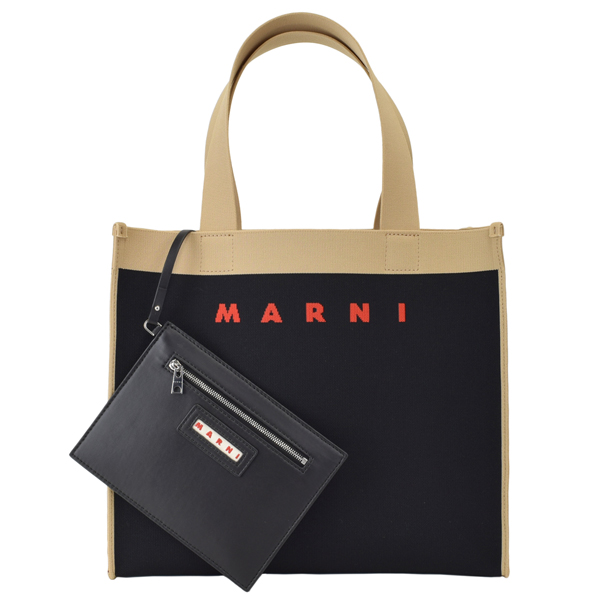 MARNI マルニ TOTE MEDIUM ジャガード トート バッグ/ハンドバッグ