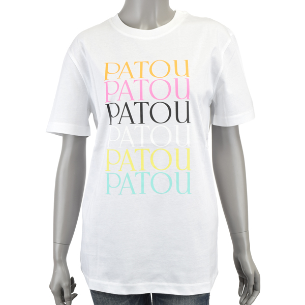 PATOU パトゥ RAINBOW LOGO T-SHIRT/Tシャツ/JE1129999 001W
